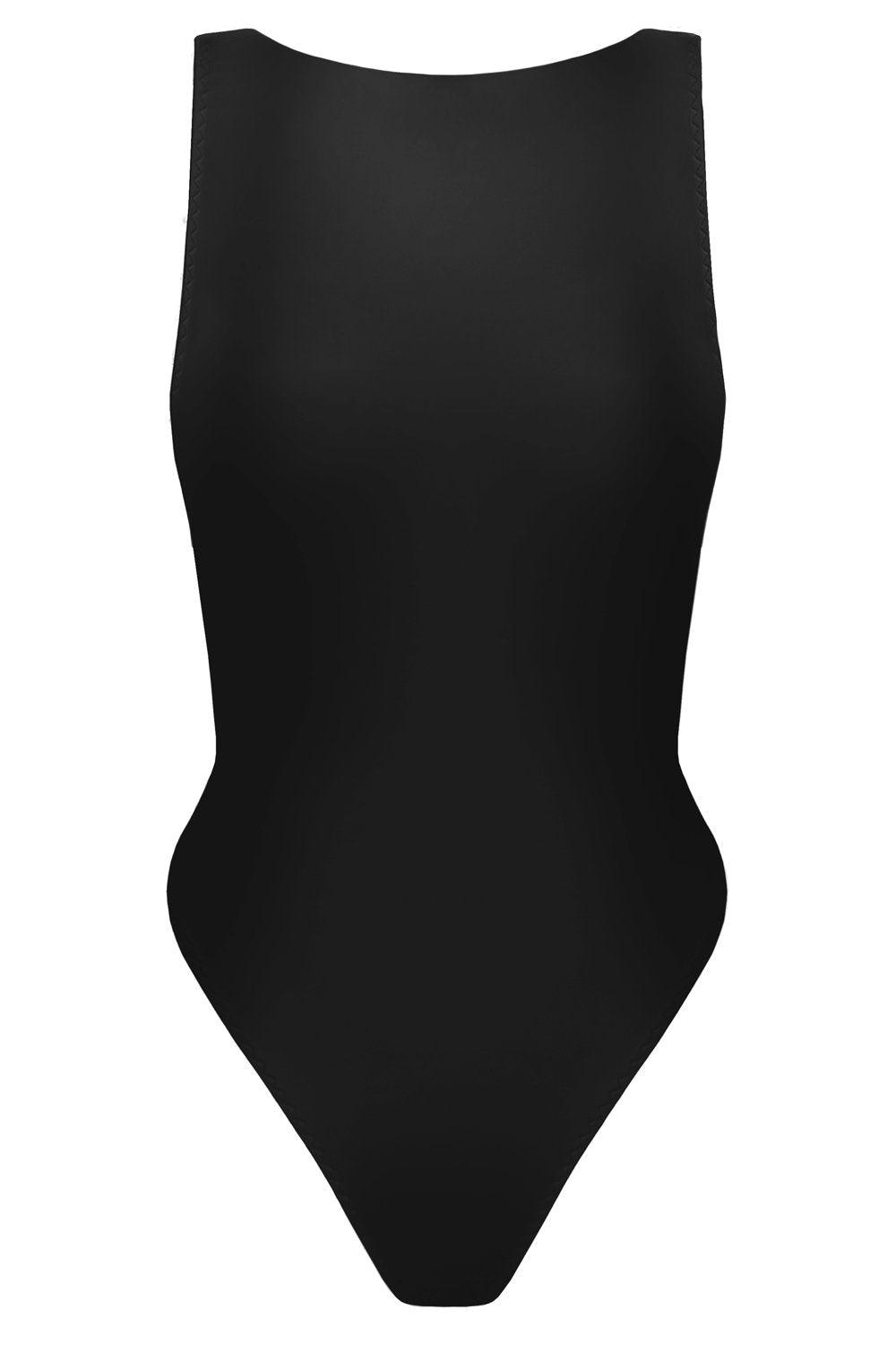 Vertex Black swimsuit - yesUndress